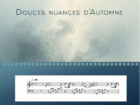 1ère portée de la partition pdf Douces Nuances d'Automne