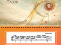 1ère portée de la partition pdf de musique classique Galop