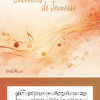 Partition PDF Partition PDF Souvenirs de Jeunesse en do majeur pour piano classique